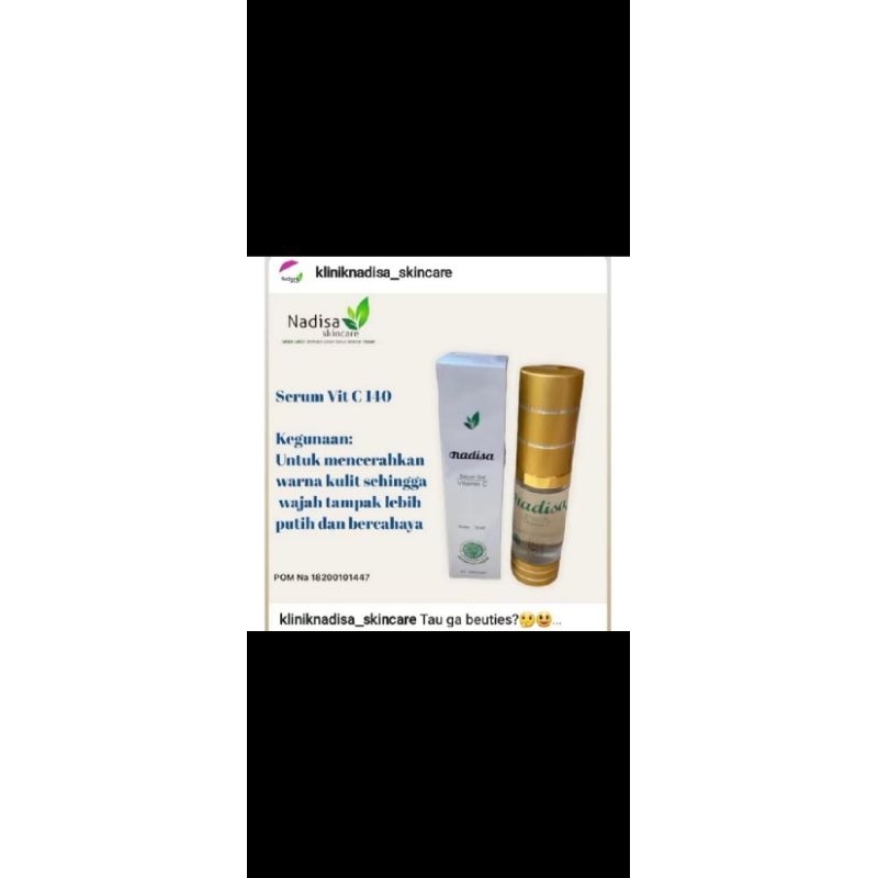 Serum Gel Vitamin C Nadisa Skincare