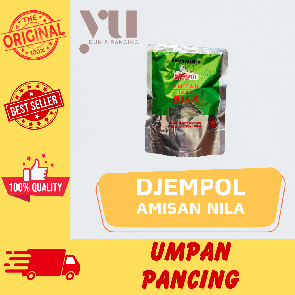 DJEMPOL AMISAN IKAN NILA - UMPAN PANCING
