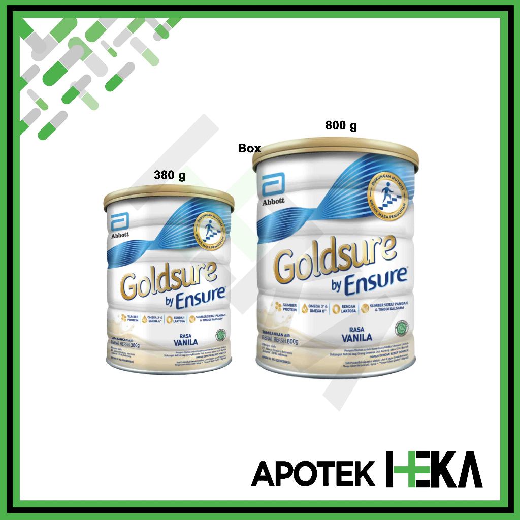 

Goldsure by Ensure 380 g / 800 g - Susu Nutrisi Dewasa Masa Pemulihan [TANGERANG]