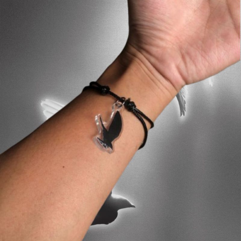 gelang hindia doves/bracelet Hindia akrilik