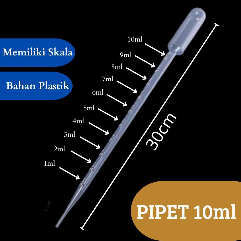 Pipet Plastik 10ml ( eceran)