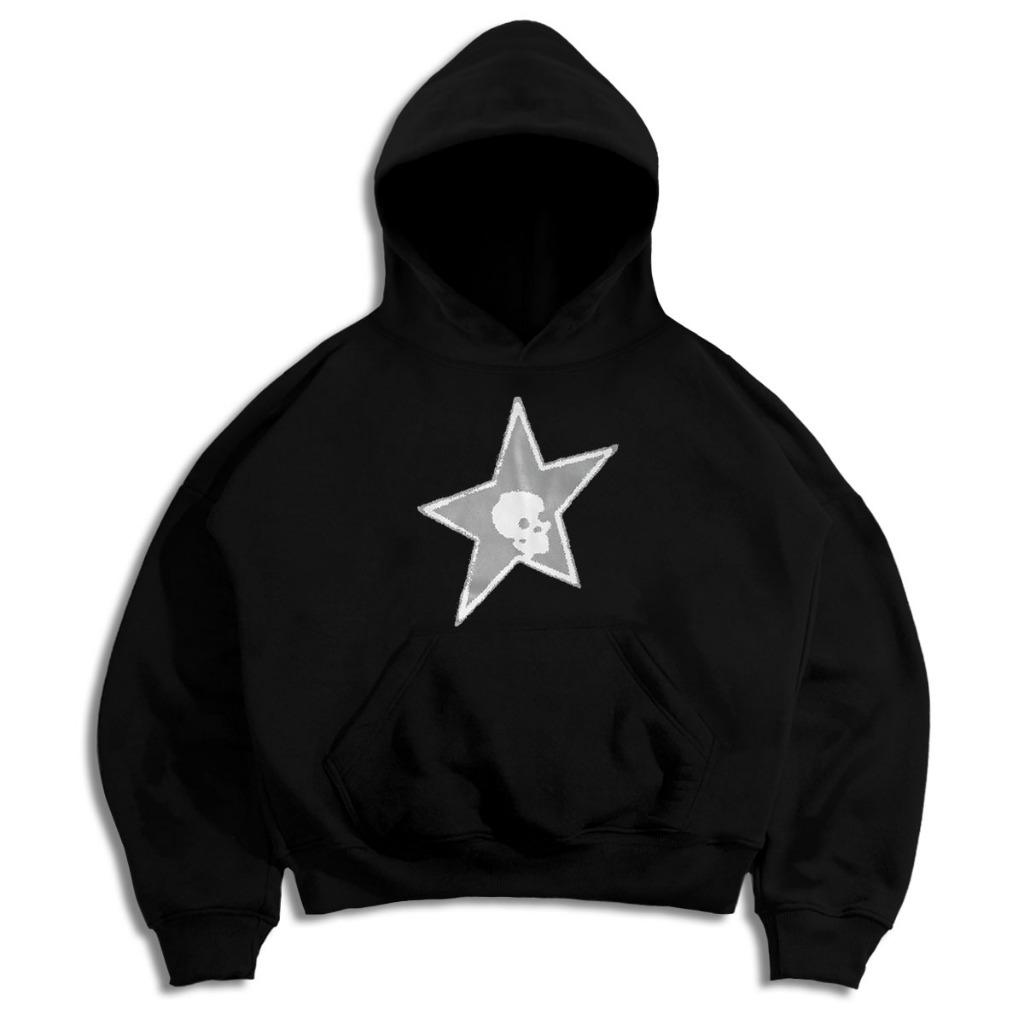 Hoodie Boxy oversize Fillingstreet - Doom Black