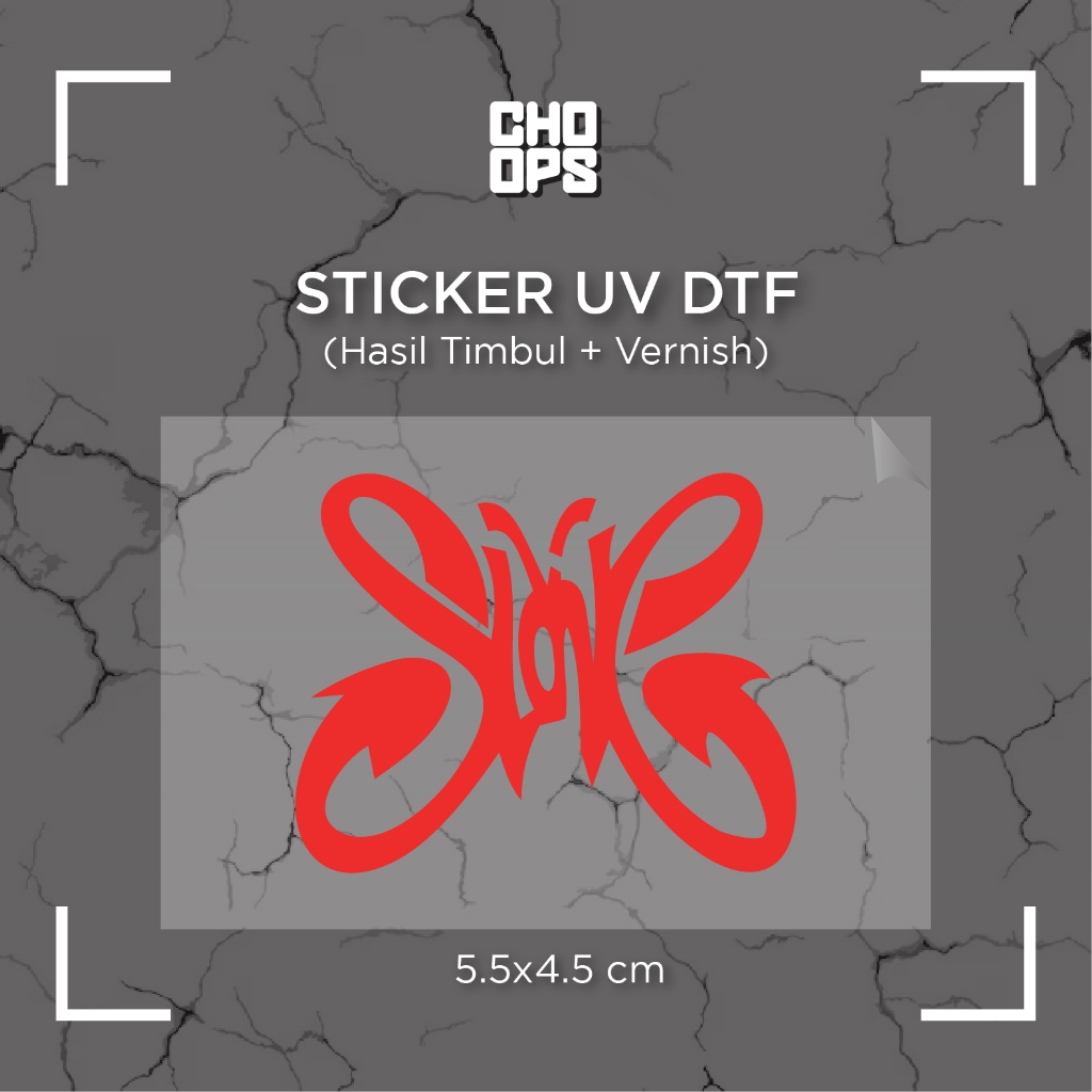 

SLANK | STICKER SATUAN | UV DTF | ANTI GORES | HELM BODY MOTOR TUMBLER LAPTOP KOPER