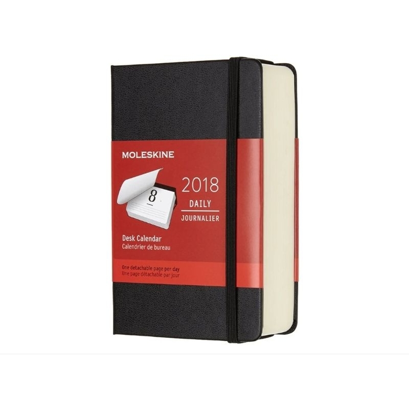 

Moleskine Daily Journal 2018 / Desk Calendar and Planner