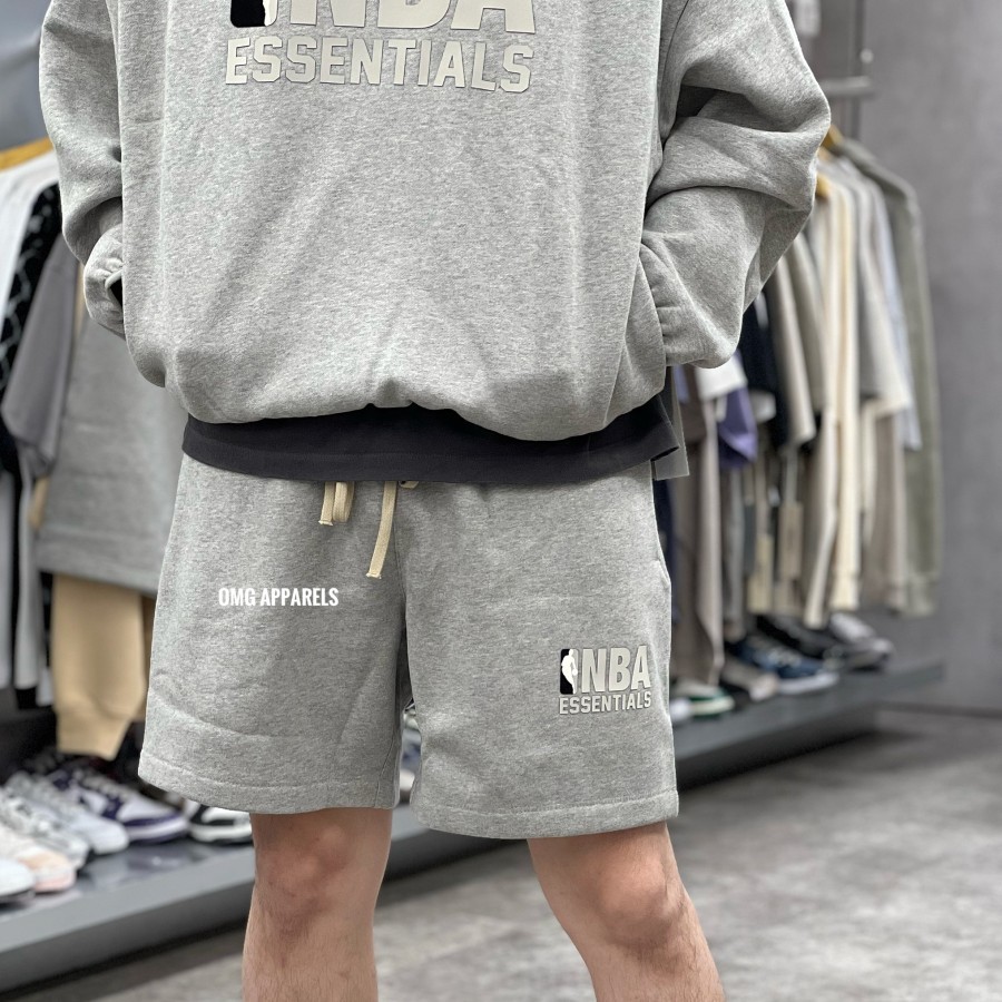 Fear of God Essentials NBA Grey Grey Shorts