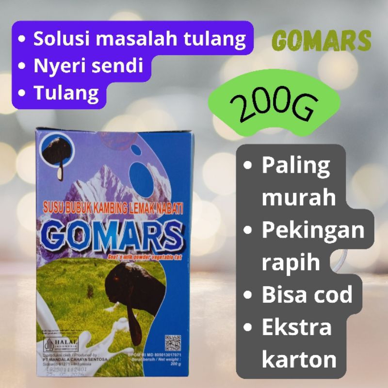 

SUSU ETAWA GOMARS (pilihan 3 rasa paling murah) Gomars Susu Kambing