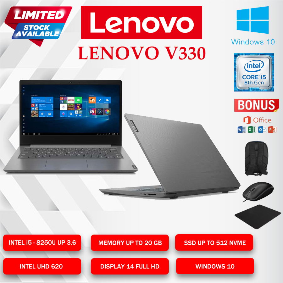 LAPTOP LENOVO THINKPAD V330 14IKB INTEL CORE I5 RAM 32 GB SSD 512 GB SLIM