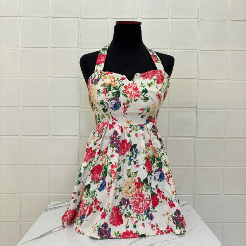 floral dress include cup bra