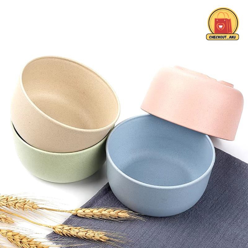 Mangkok Jerami Gandum Wheat Bowl Nasi