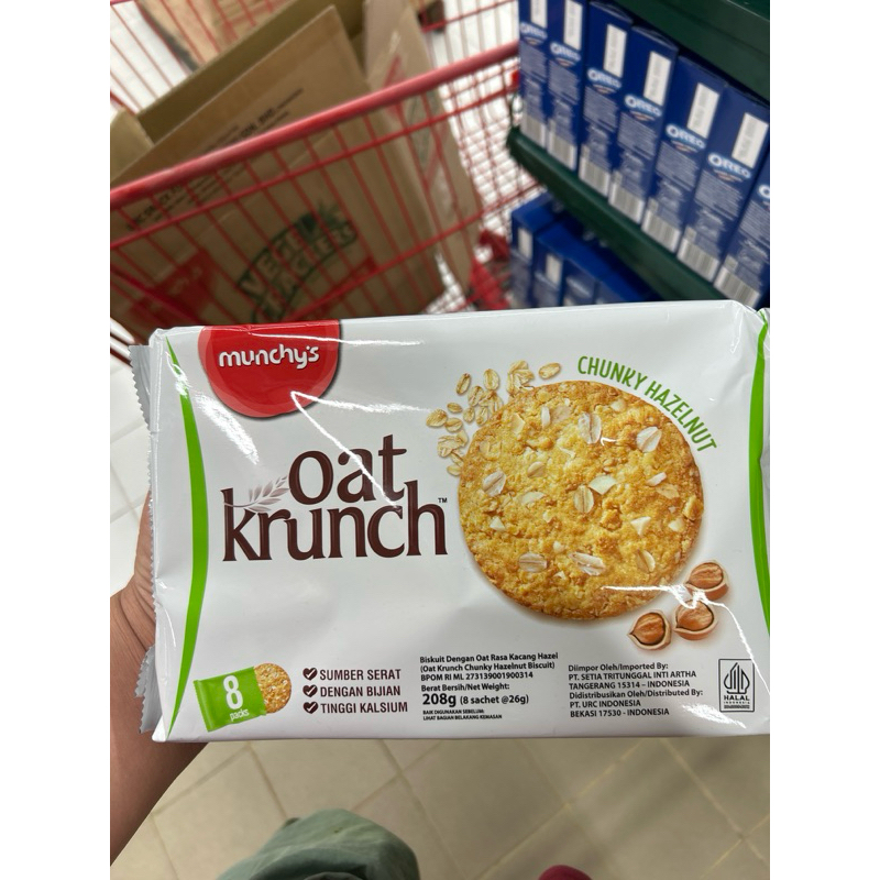 

munchys OAT KRUNCH 208gr chunky Hazelnut