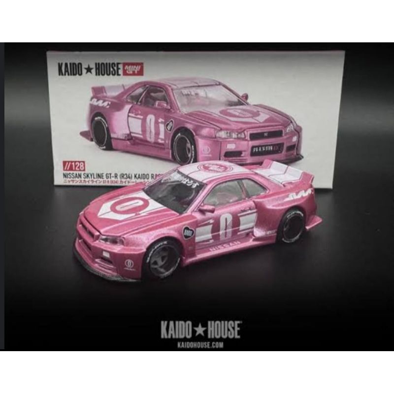 Kaido House "Nissan Skyline R34 Pink Kaido Racing Factory V1 "  Sheald/Segel