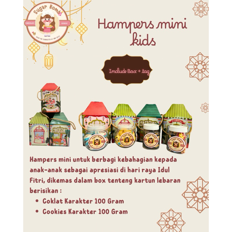 

Hampers Mini kids | Hampers lebaran anak | Hampers Cookies Coklat Karakter