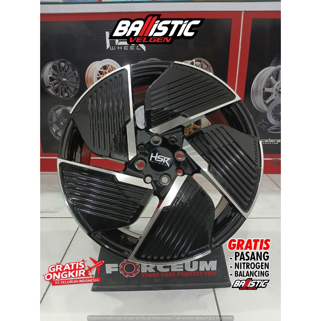 Jual Velg Mobil HSR Raijua Ring 17 HSR Raijua Lobang 4 Untuk Grand Livina Avanza Xenia Mobilio