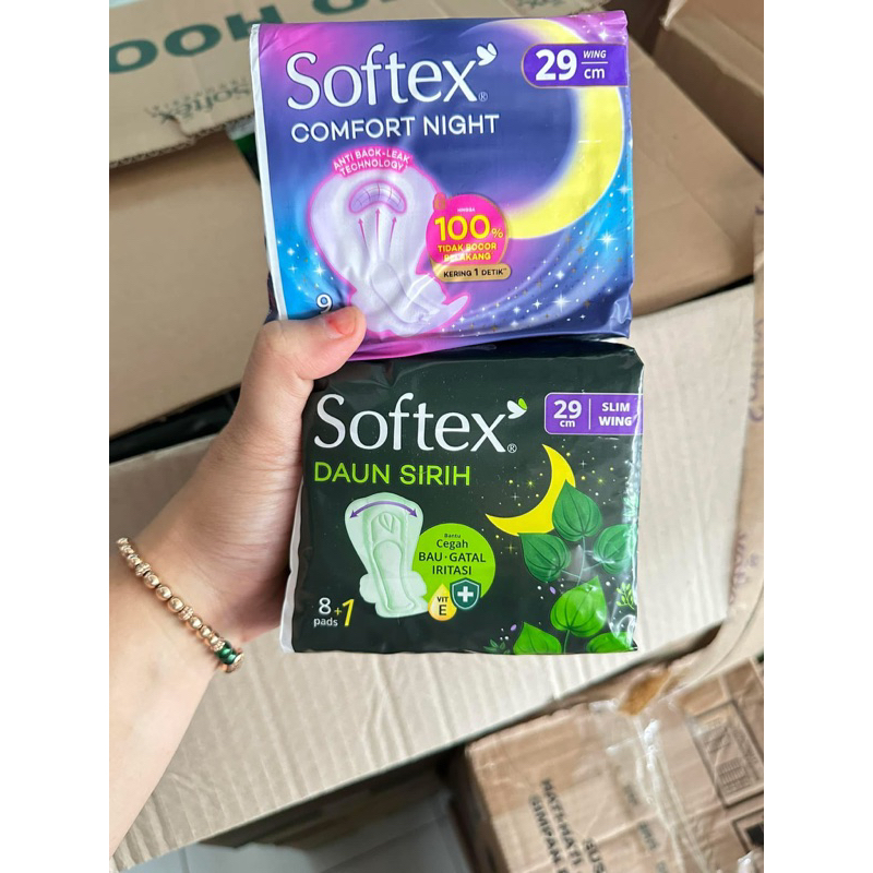 SOFTEX DAUN SIRIH & SOFTEX CONFORT NIGHT