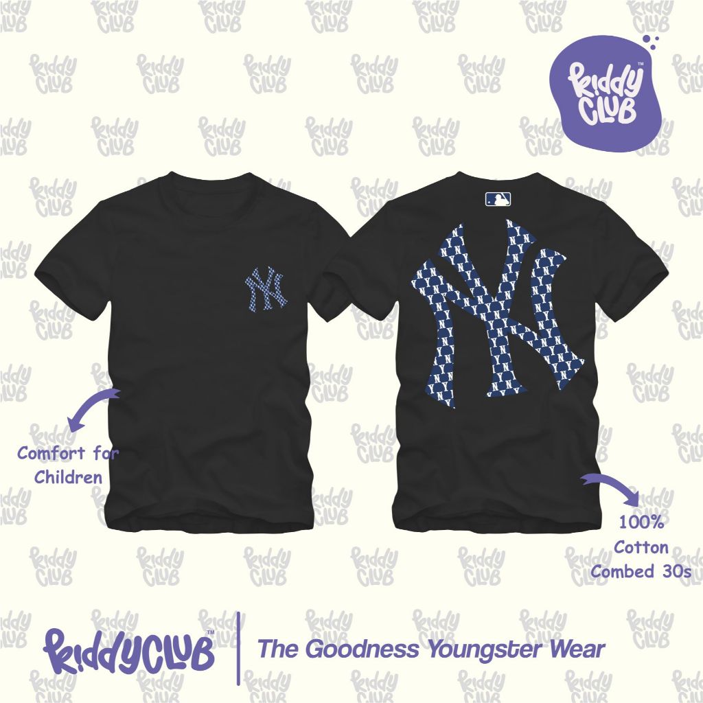 KAOS COTTON ANAK / YANKEES / MLB / BASEBALL / KAOS DISTRO / TSHIRT / KAOS BRANDED/ YANKEES 4