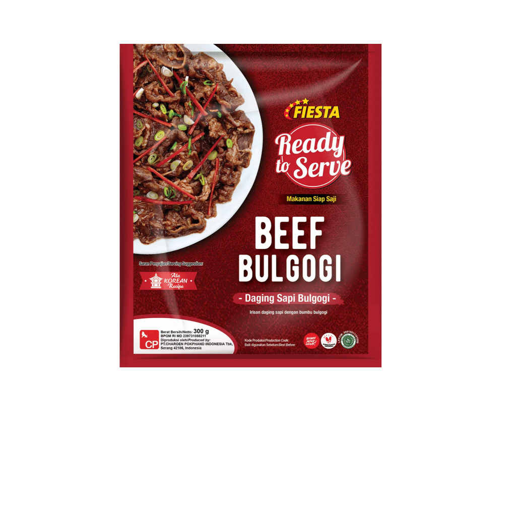 

Fiesta Ready To Serve Beef Bulgogi 300gr / Rasa Enak