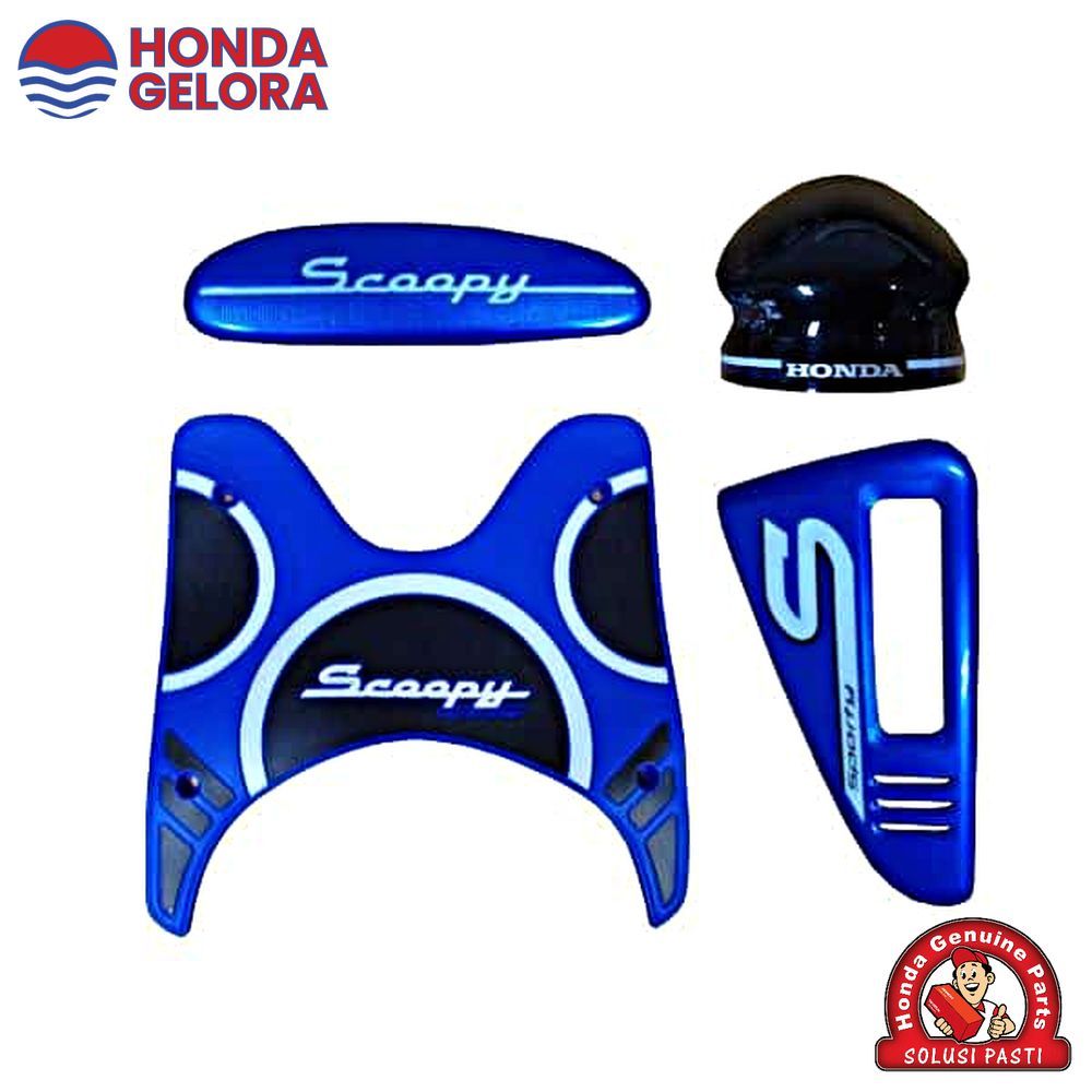 PAKET AKSESORIS RESMI SCOOPY ESP K16 (BIRU) - ACC KIT NEW SCOOPY - 08000K16RBLU