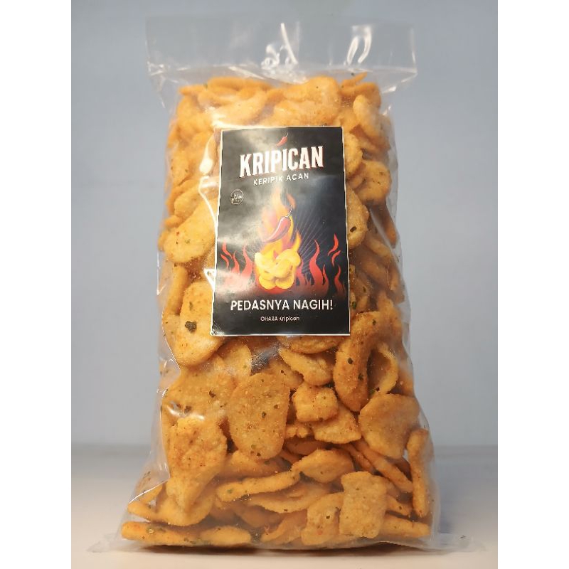 

Kripican 200g - Keripik Acan Pedas Renyah, Camilan Gurih Lebaran