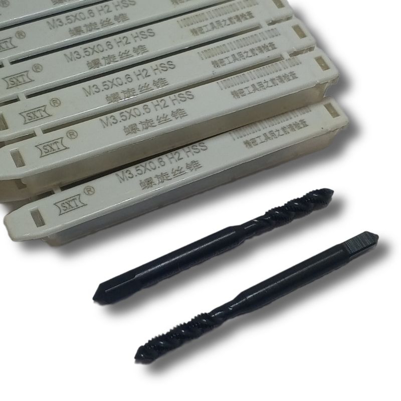 Tap M3.5 x 0.6 Spiral Japan Tap Spiral M3.5x0.6 Sp Baru Tap Mesin M3.5 x 0.6 New