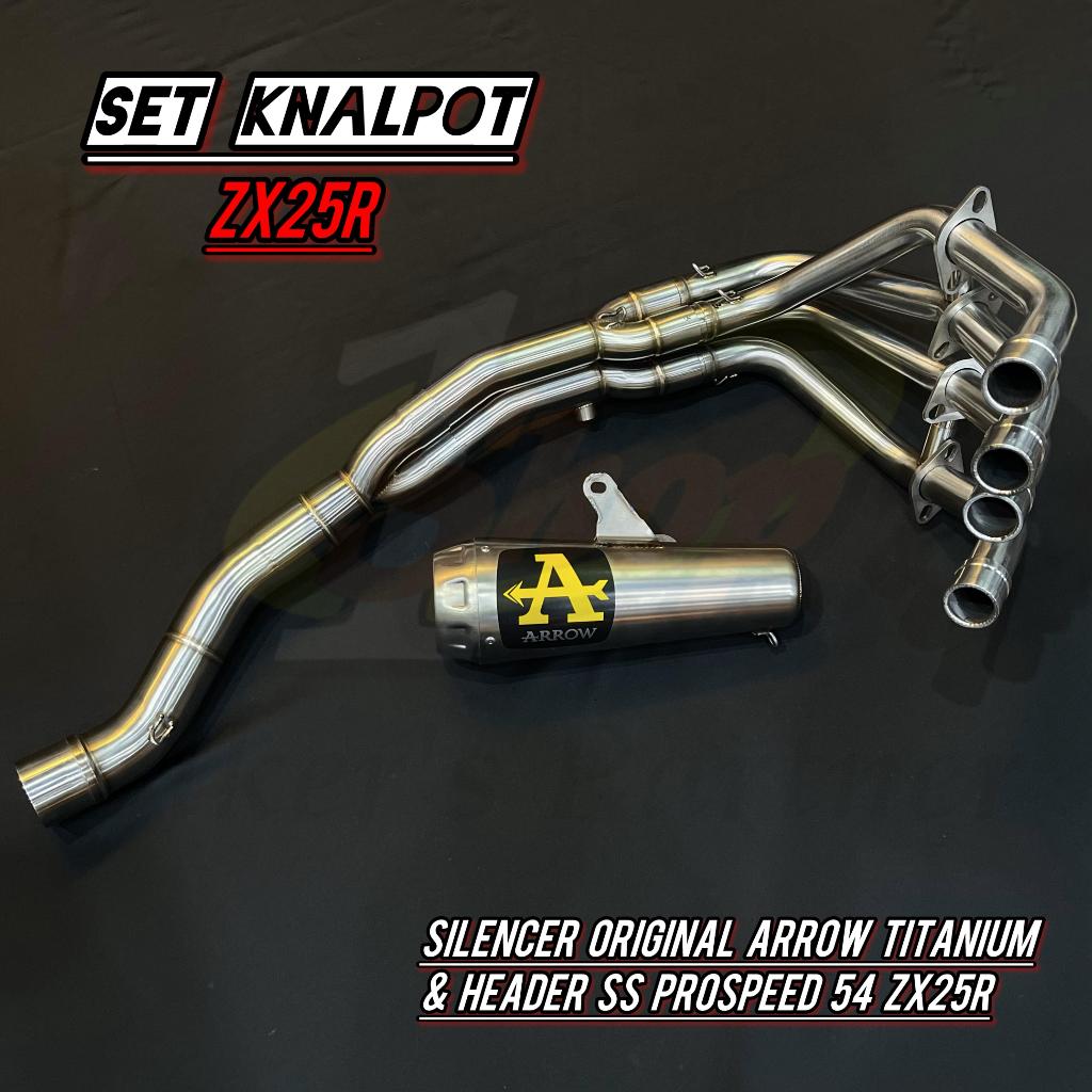 Knalpot Silincer Arrow Prorace Titanium Original Fullsistem ZX25R
