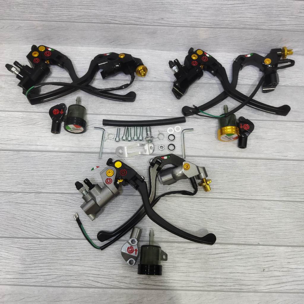 Master Rem Izumi RCS15 Master Atas + Handle Kiri kanan dan Tabung Universal Model Izumi Brembo Brake