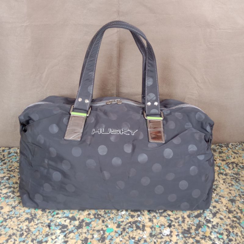 TAS TRAVEL HUSKY, TAS TRAVEL Nylon, Tas Dufflebag Nilon, Tas Dufflebag Nylon, Tas minggat bran jongg