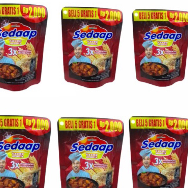

Sedaap Kecap Manis 77g ( 6 PCS ) / Soy Sauce