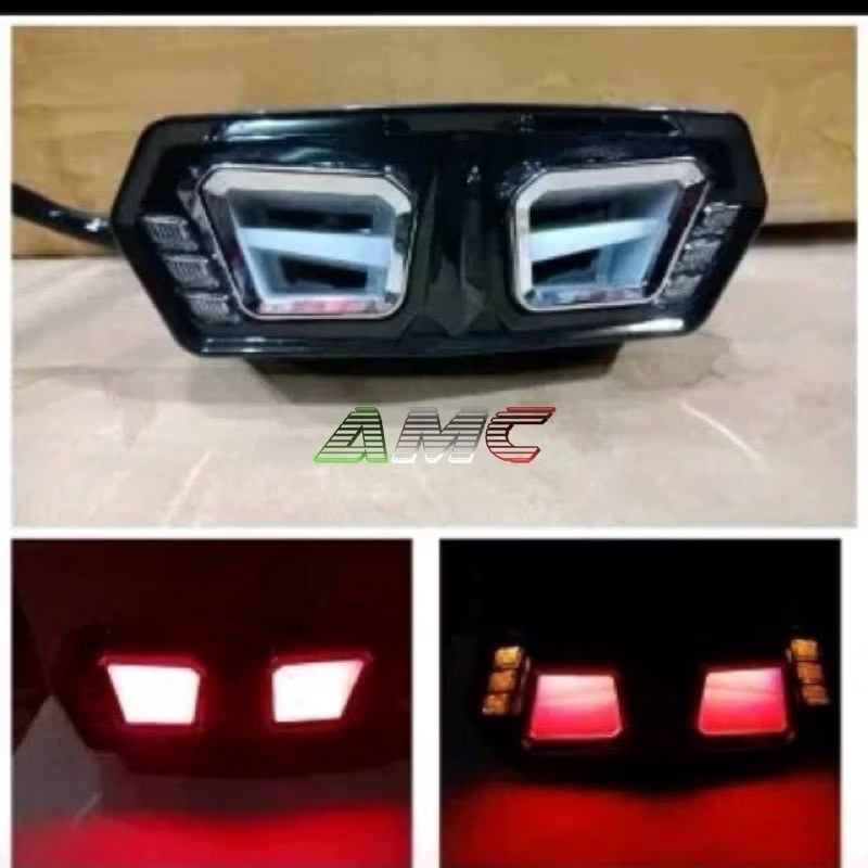 LAMPU STOP STOPLAMP CUSTOM RX KING KING MSX  LAMPU STOP BELAKANG 3IN1 RX KING