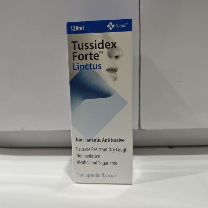 Tussidex Forte linctus 120ml batuk kering anak dan dewasa