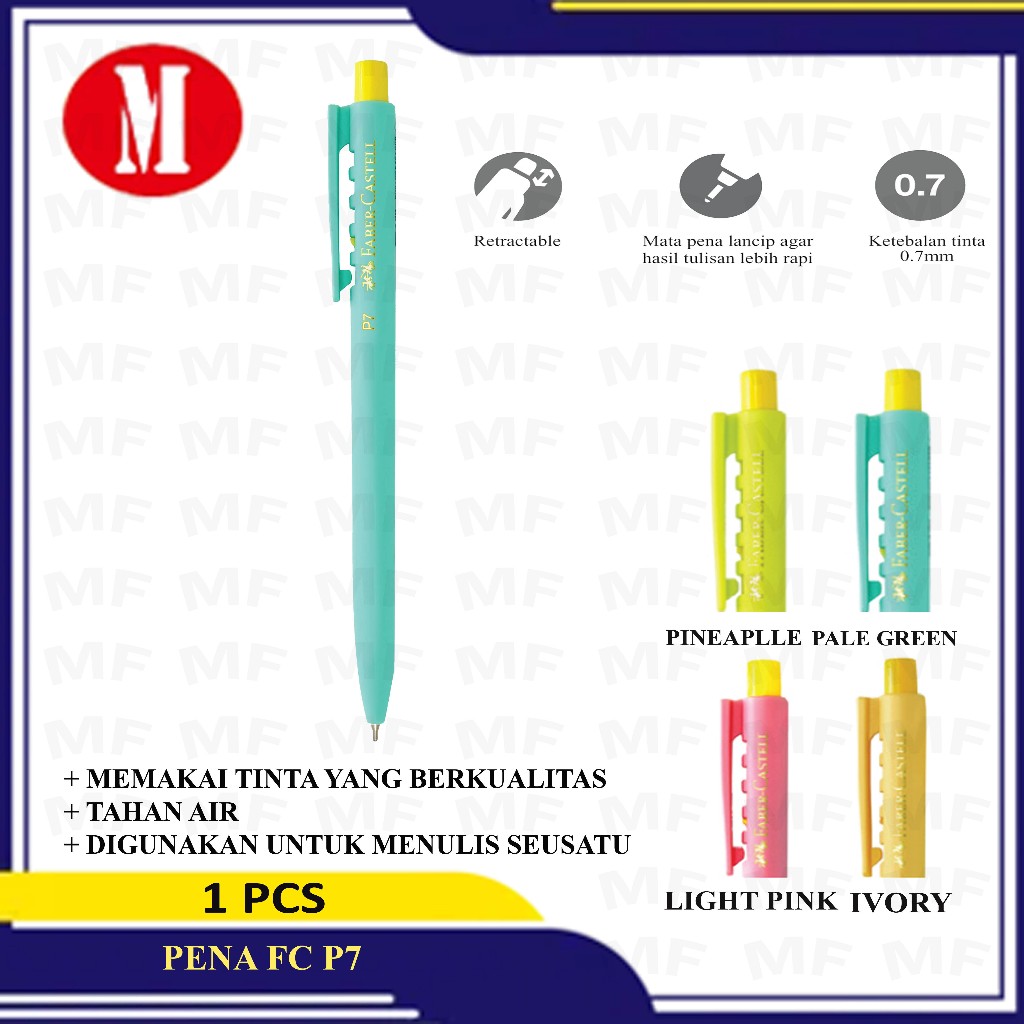 

Faber Castell Pulpen P7/Ballpoint P7 0.7mm Black
