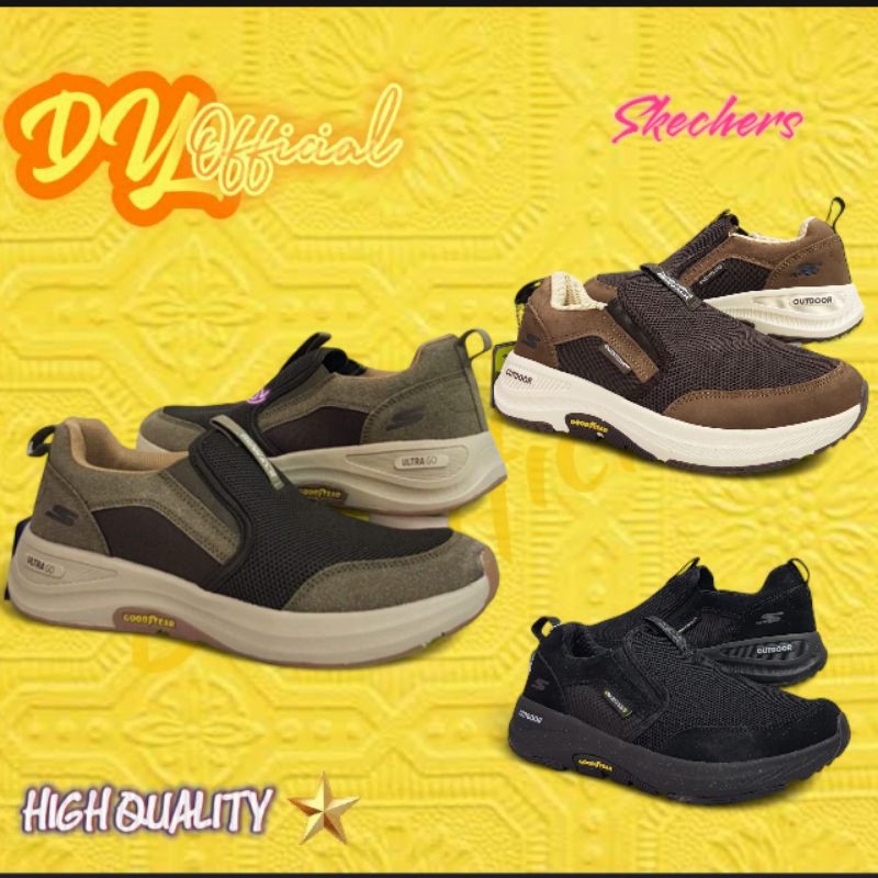 Skechers Gowalk Outdoor / Sepatu Pria Sneakers / Made Vietnam