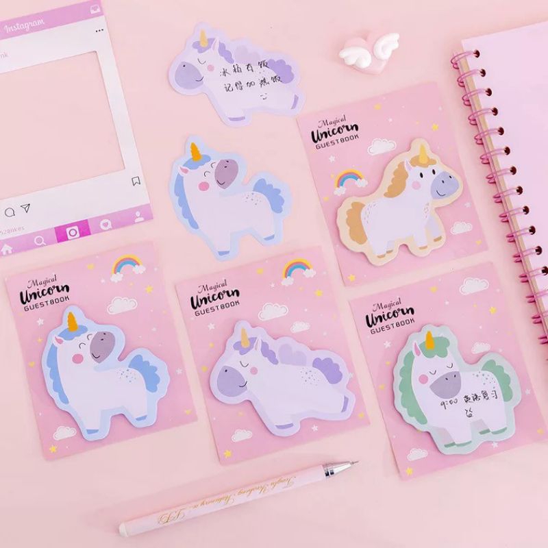 

Sticky notes unicorn uk. 8x6cm 30lmbr