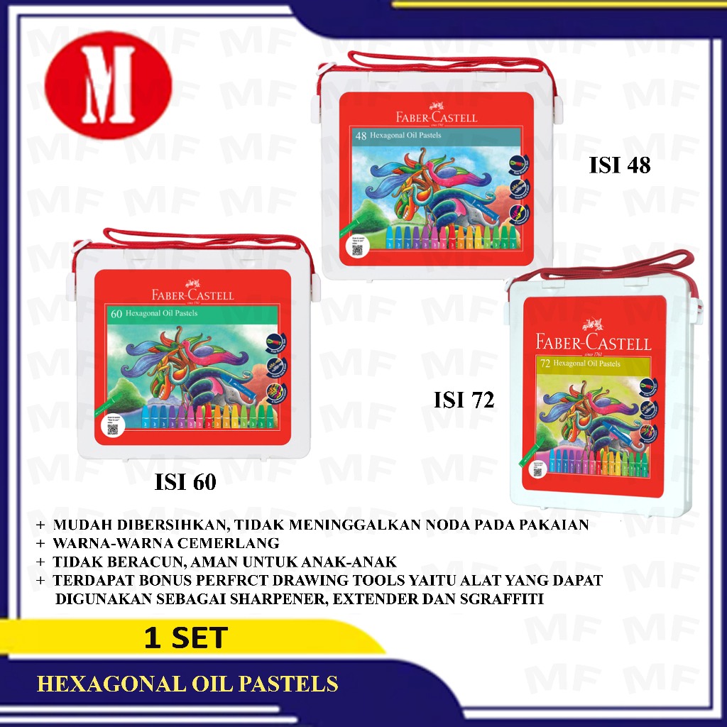 

Crayon Faber Castell Hexagonal Oil Pastel
