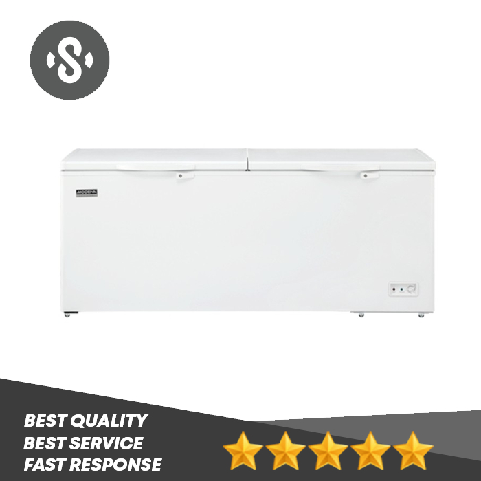 Modena Chest Freezer MD37W - 370 Liter, 2 Pintu