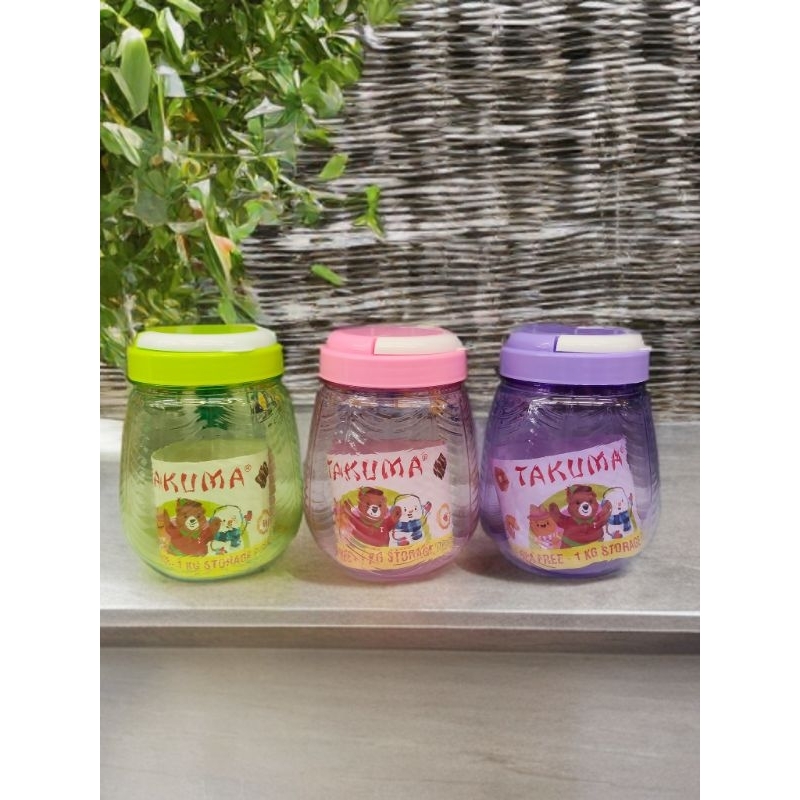 Toples lebah kecil plastik tutup putar | toples lebaran