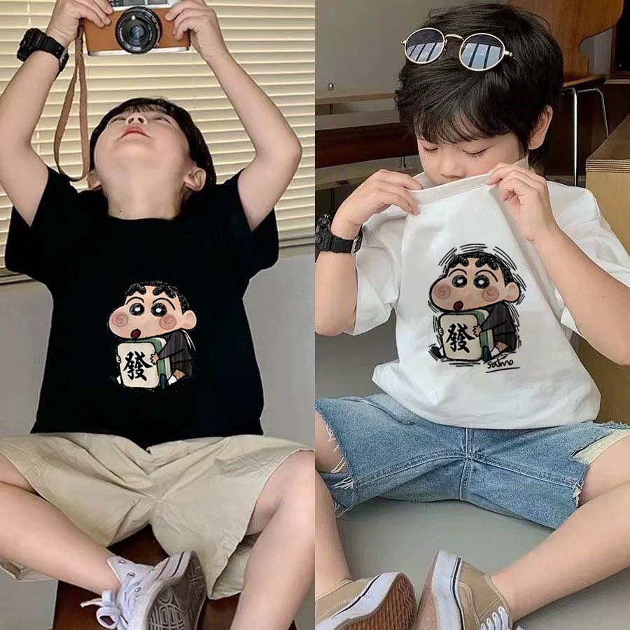 baju anak cowok |baju anak laki laki keren | Putih cocobaby t shirt cotton |Kaos anak|kaos anak laki