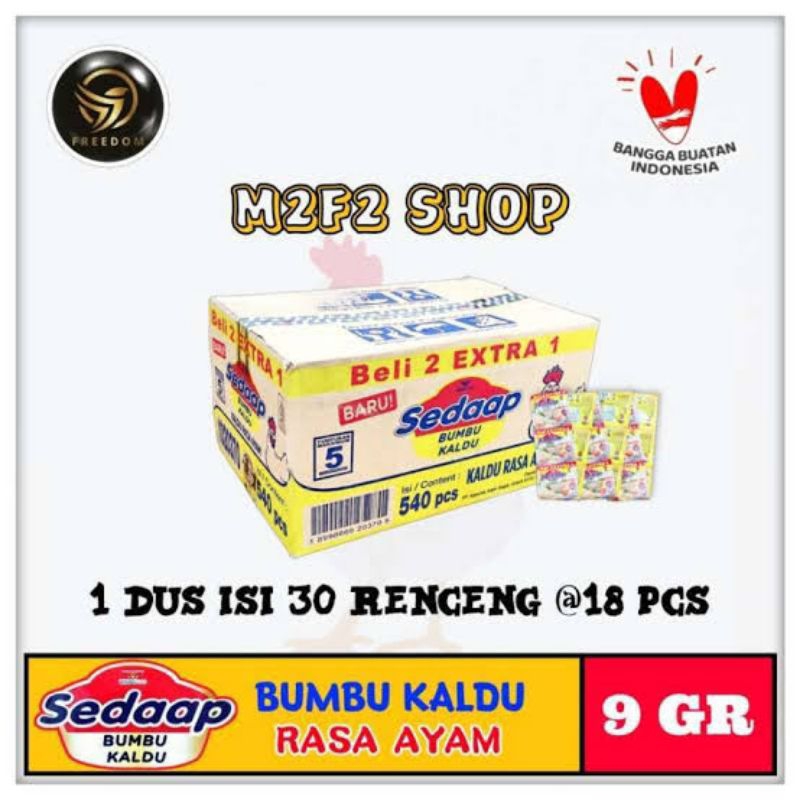 

Bumbu sedap kaldu per dus rasa sapi&ayam