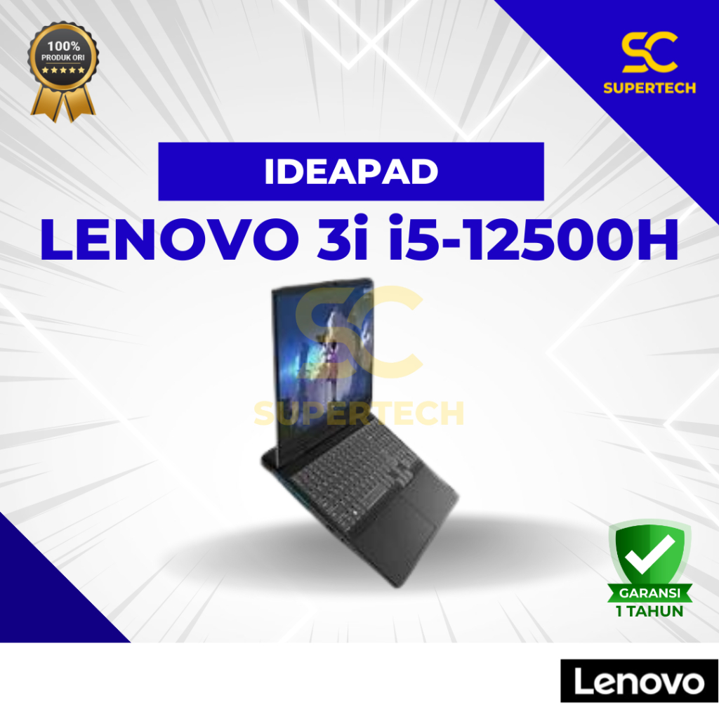 Lenovo Ideapad Gaming 3i i5-12500H RTX3050 8GB 512SSD Win11+OHS