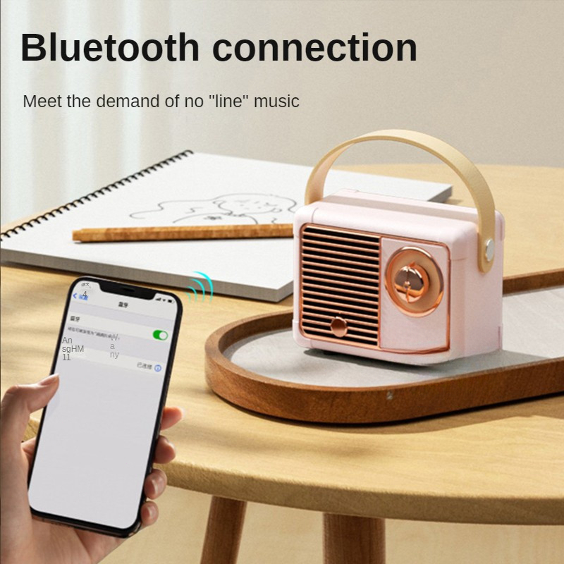 Speaker Mini Bluetooth Wireless Estetik Retro Style HM11bluetooth speaker