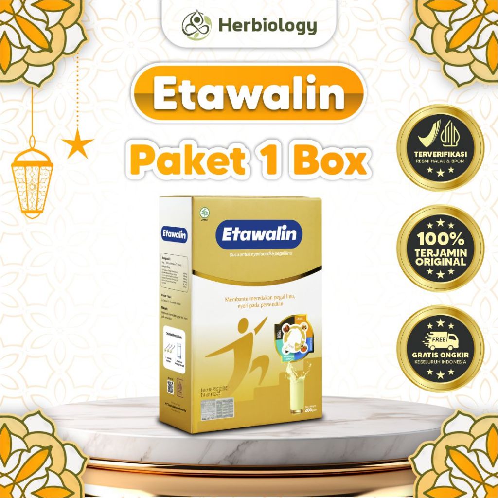 

Etawalin Susu Kambing Etawa Solusi Asam Urat dan Nyeri Sendi Official 1 Box