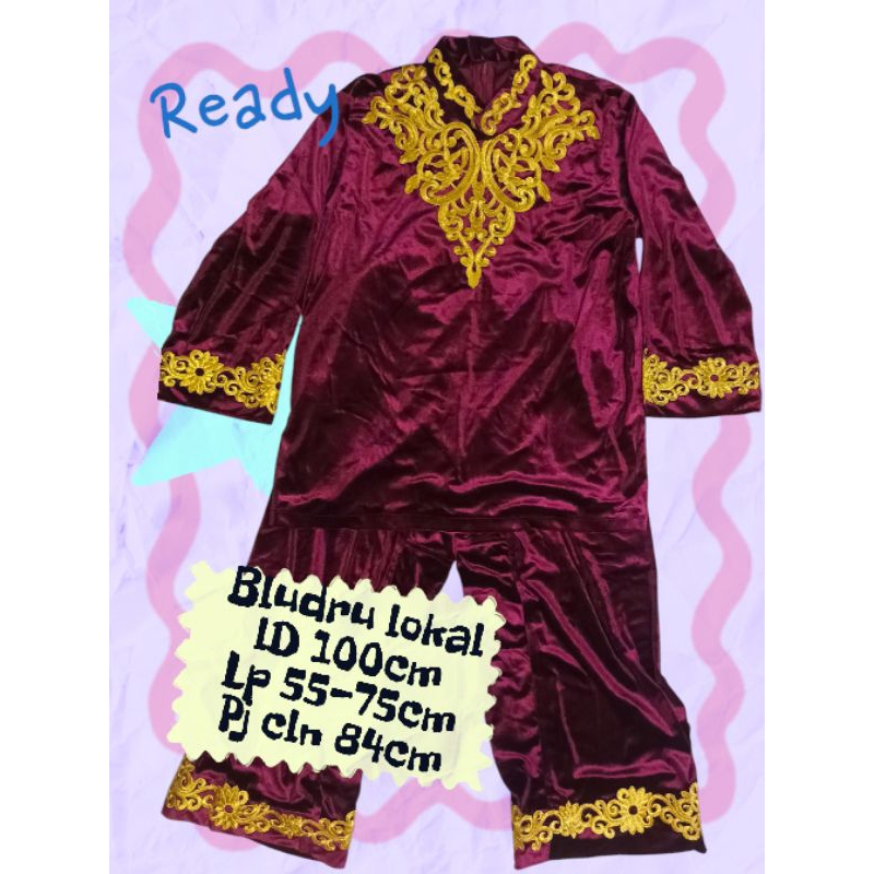 baju bludru silat / beludru silat