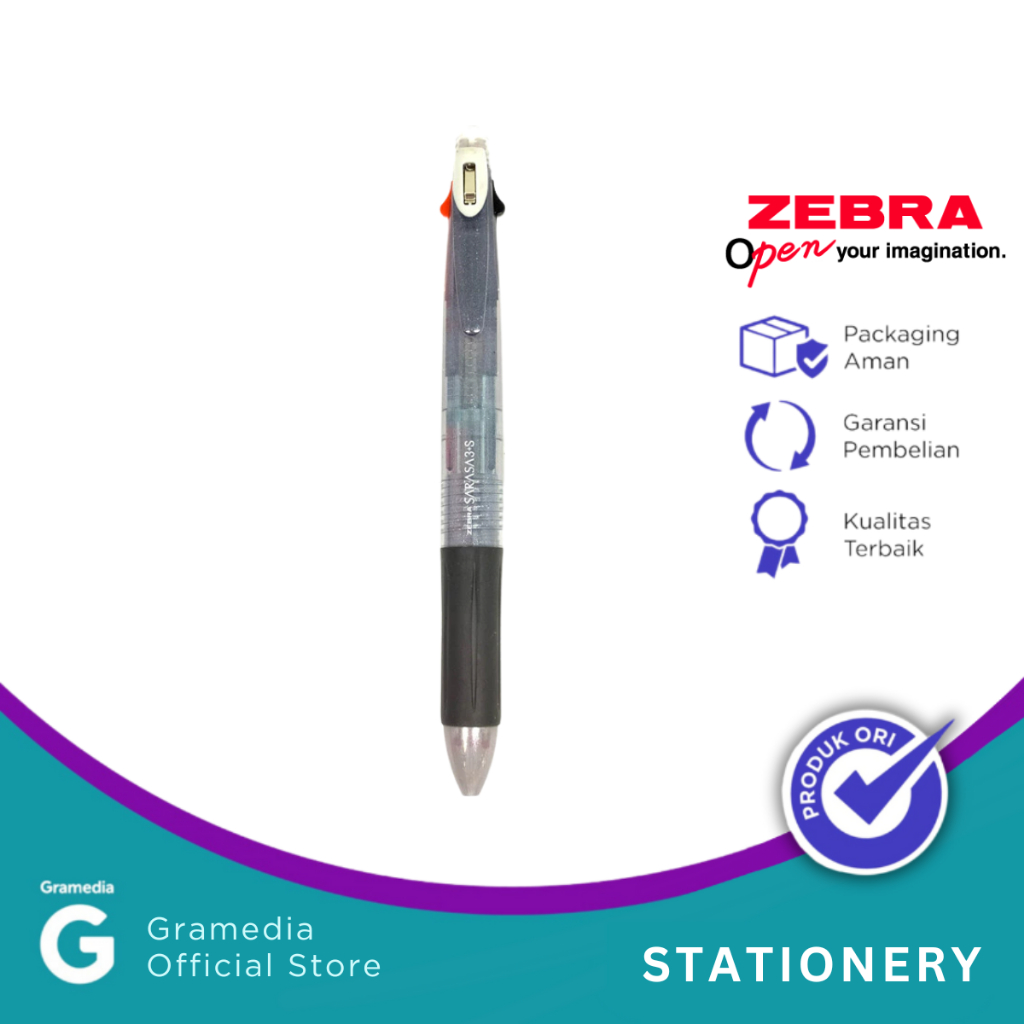 

Zebra Ballpoint Sarasa 3+S Black