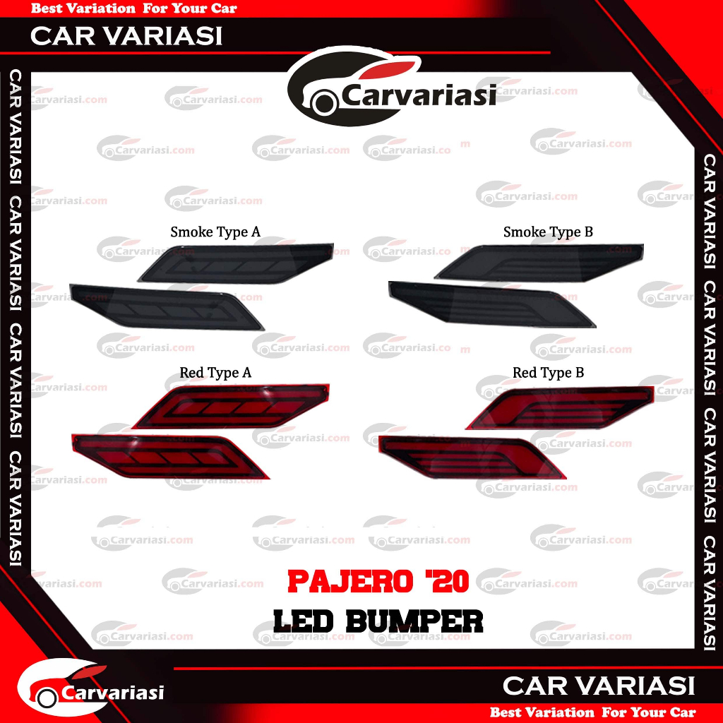 Lampu Led Bumper Belakang Pajero Sport 2021 Led Bumper Pajero Sport