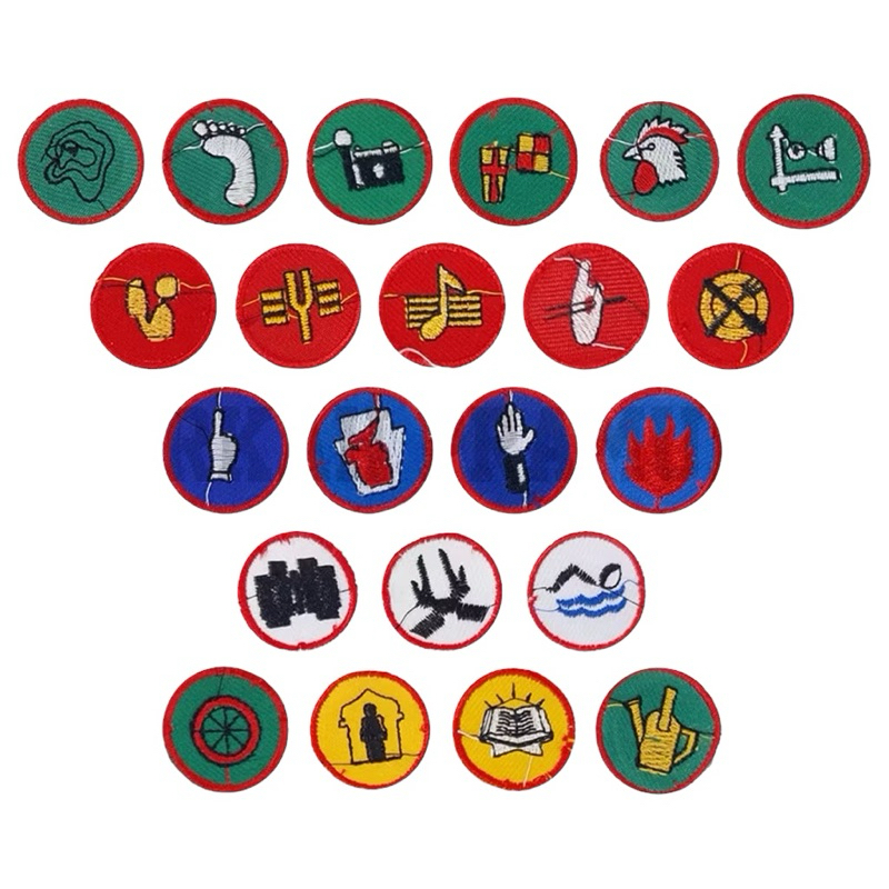 TKk BULAT MERAH (Penggalang Purwa) Wajib & Non Wajib Bordir / Badge TKK Pramuka Penggalang Purwa Khu