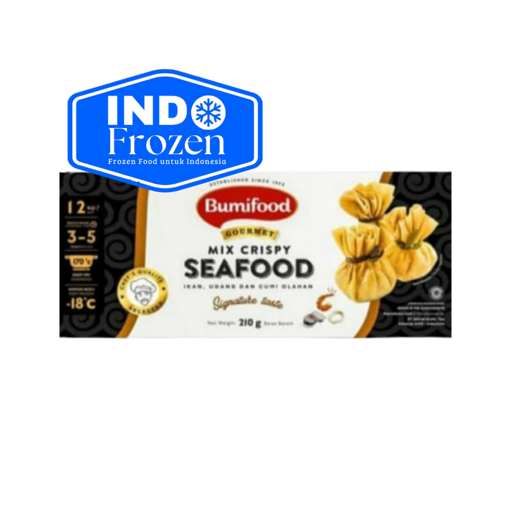

BUMIFOOD CRISPY MIX SEAFOOD 210GR ISI 12 / SIOMAY MIX