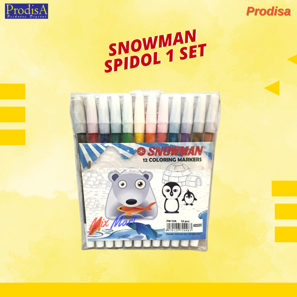 

SPIDOL 1 SET SNOWMAN DAN V-TRO