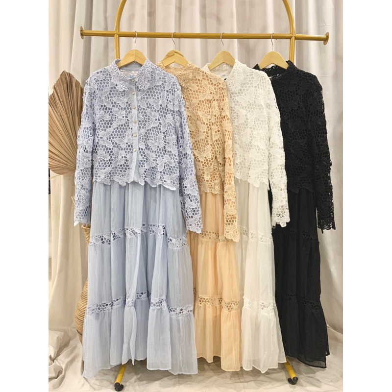 Gamis Sheren + Rompi Wanita