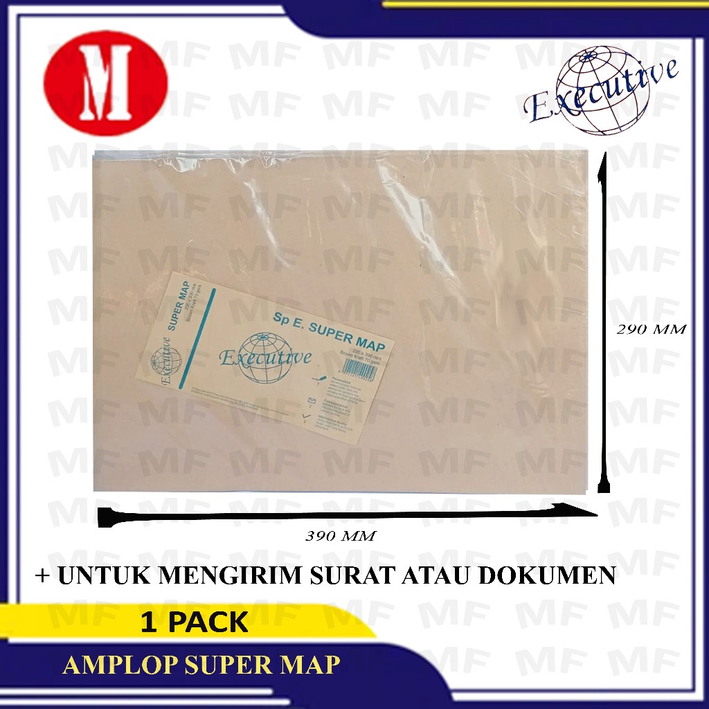 

Amplop Coklat Super Map