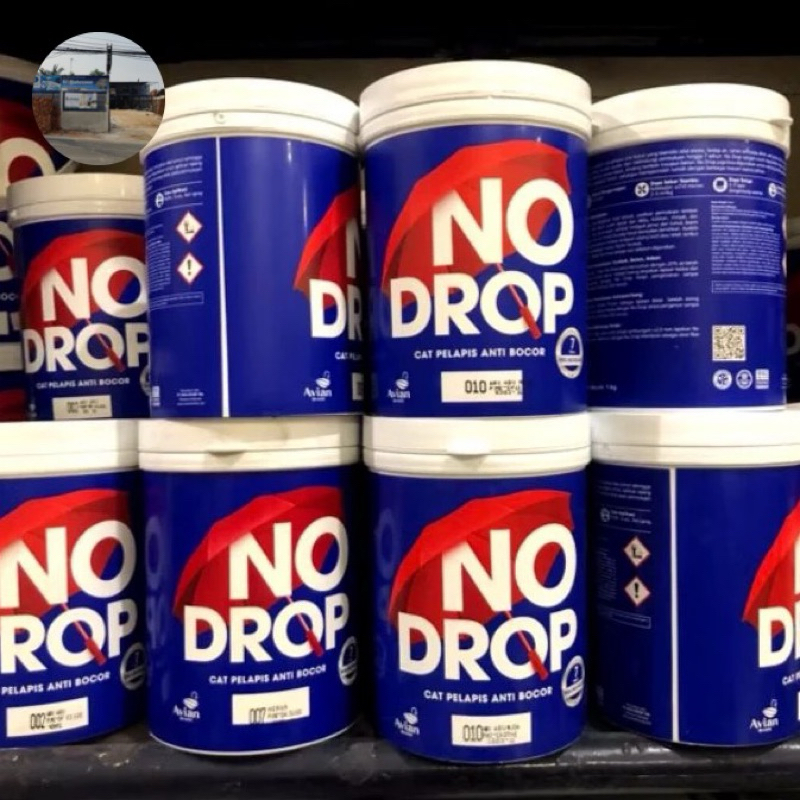 (TERMURAH) NO DROP KEMASAN 1 KG CAT PELAPIS ANTI BOCOR CAT TEMBOK EKSTERIOR