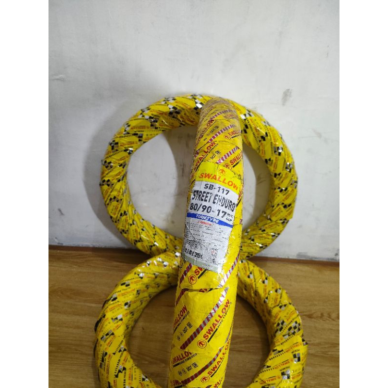 BAN LUAR SWALLOW 80/90-17 STREET ENDURO TUBETYPE